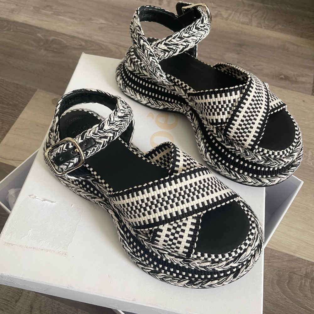 Chloe Woven Platform Sandals Chloe Meril
